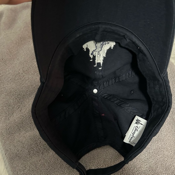 Disney Parks navy embroidered Walt Disney Mickey Castle ball cap adjustable - Picture 4 of 6